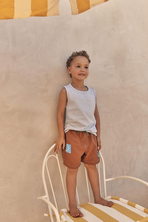 Bailey Boardshort - Chestnut/Icon