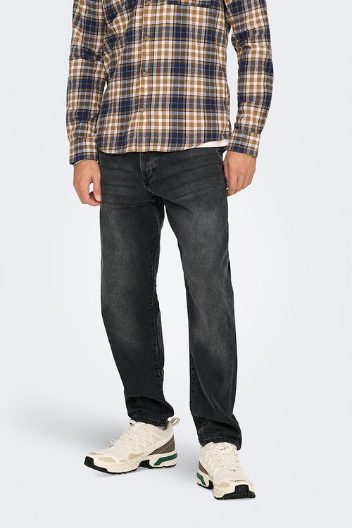 ONSYOKE Tapered Box Tai Dnm Cbo - Washed Black