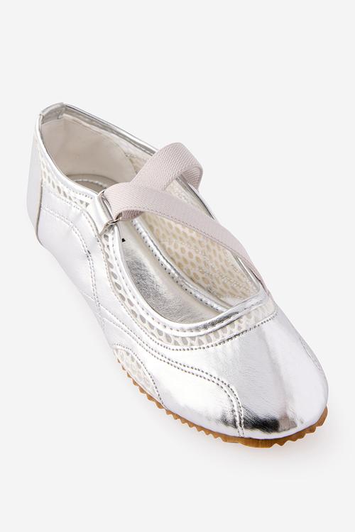 Spencer Sporty Flats - Silvery