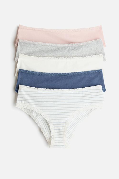 5-Pack cotton hipster briefs - multi
