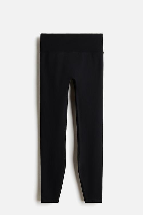 Seamless sports leggings with drymove™ - black