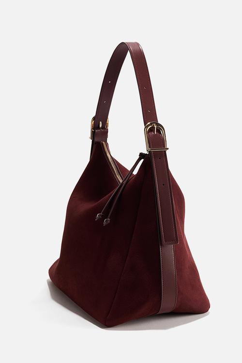 Shoulder bag - dark brown