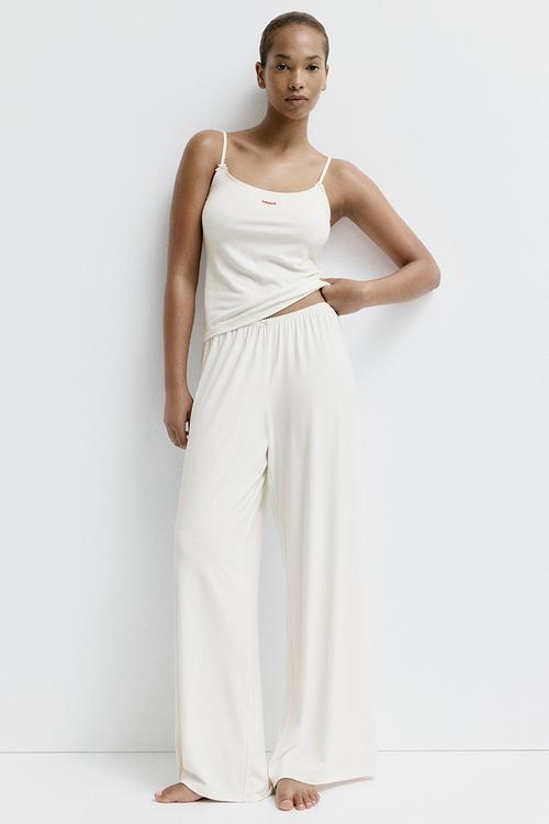 Viscose pyjamas - white/amour