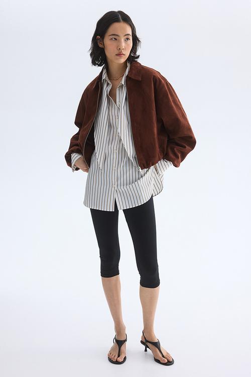 Collared jacket - brown