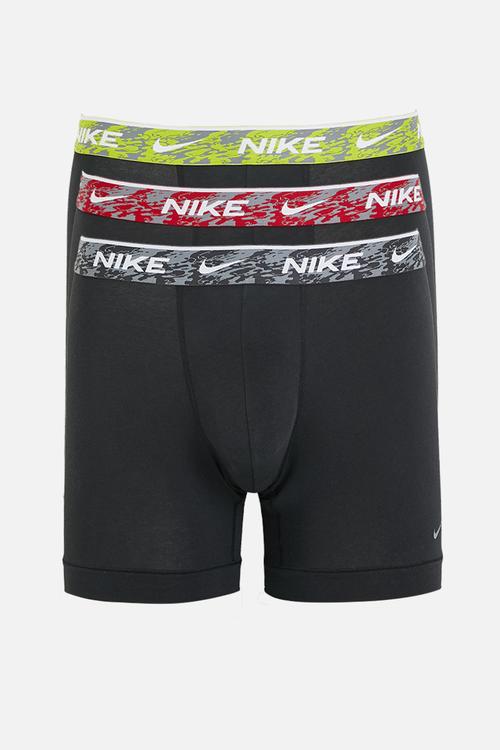 KE1007-Men's Dri-Fit Everyday Cotton Boxer 3 Pack - BLK GYM RD/ANTHR/BR CTS WAR MR