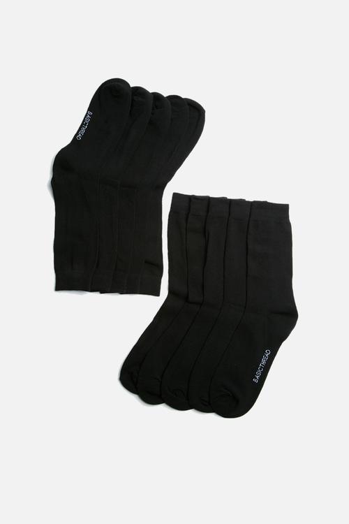 Plain socks - 5 pack