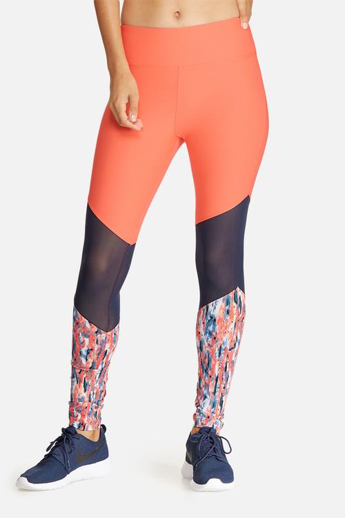 Splash mesh insert leggings