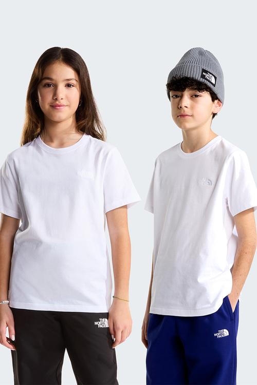 Teen evolution simple dome s/s tee - tnf white (fn4)