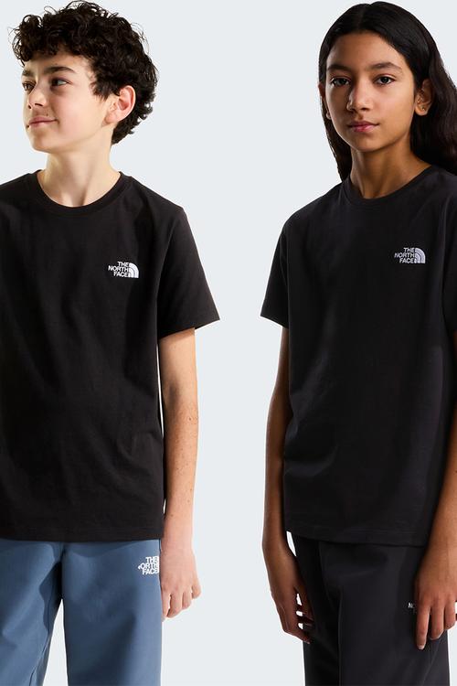 Teen evolution simple dome s/s tee - tnf black (jk3)