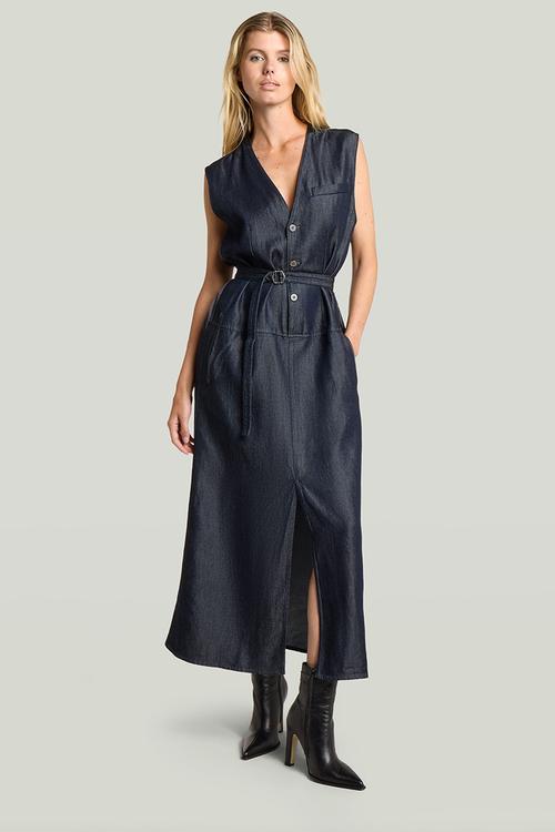 Long blazer dress s\l wmn - rinsed