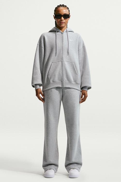 W Nk Stdo Flc Mw Os Fz Hdy - Dk Grey Heather/Sail