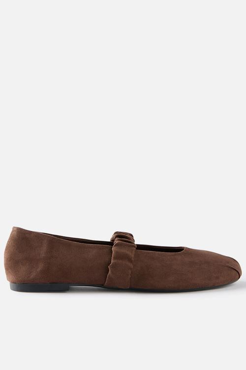 Brooklyn mary jane ballet - choc micro