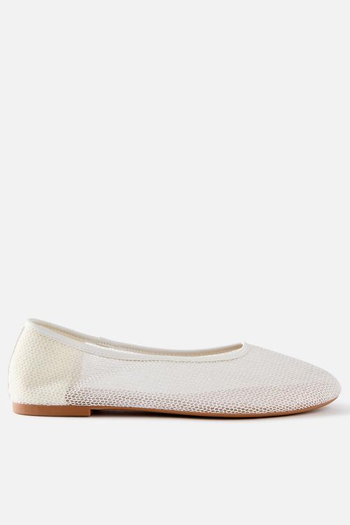 Tylah mesh ballet - white