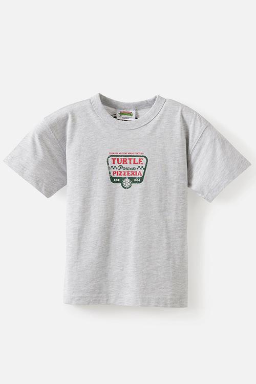 Licensed Drop Shoulder Short Sleeve Tee - Lcn Nic Grey Marle/Tmnt Pizzeria