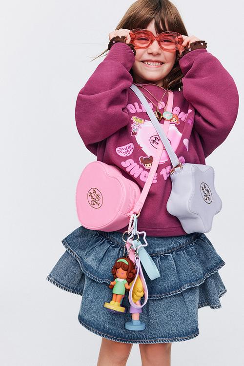 License Polly Pocket Bag - Lcn Mat Polly Pocket/Pink Heart