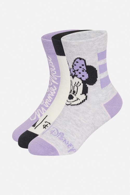 Lk dy mi 3pp - light grey heather/magic lilac/off white