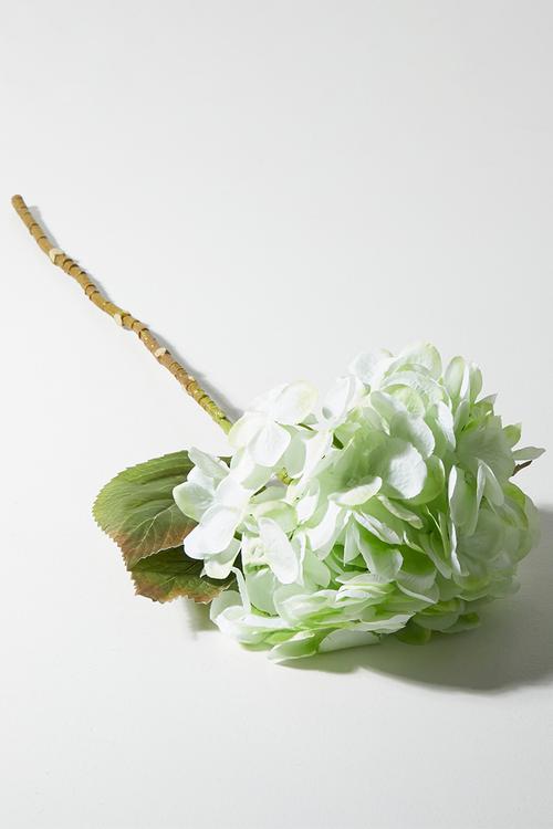 Artificial hydrangea stem - White