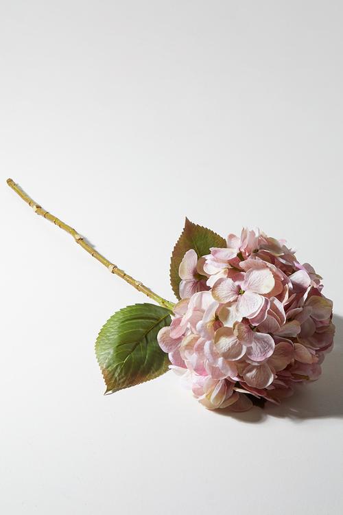 Artificial hydrangea stem - Pink