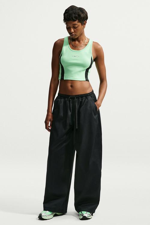 W Nk Street Utlty Wvn Os Pant - Black/Black