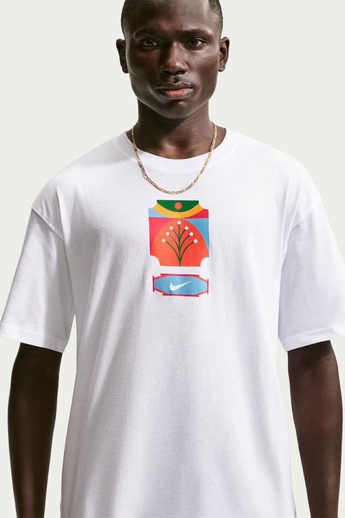 Tee Lse Palm Tree Nike - White