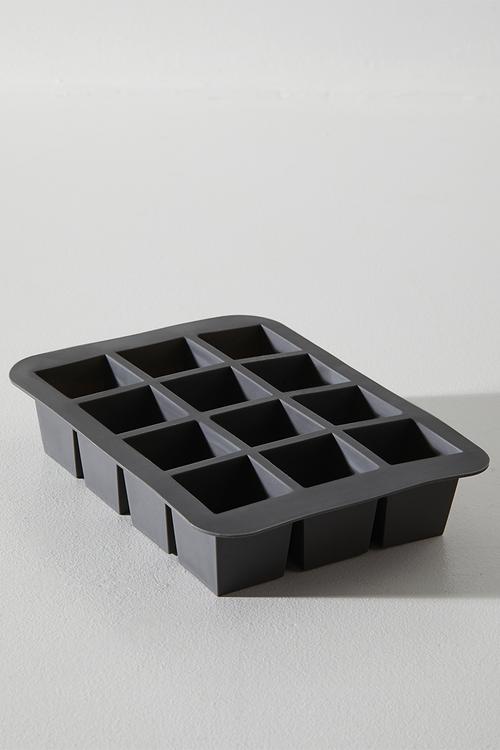 Log ice cube tray for 12 - Black