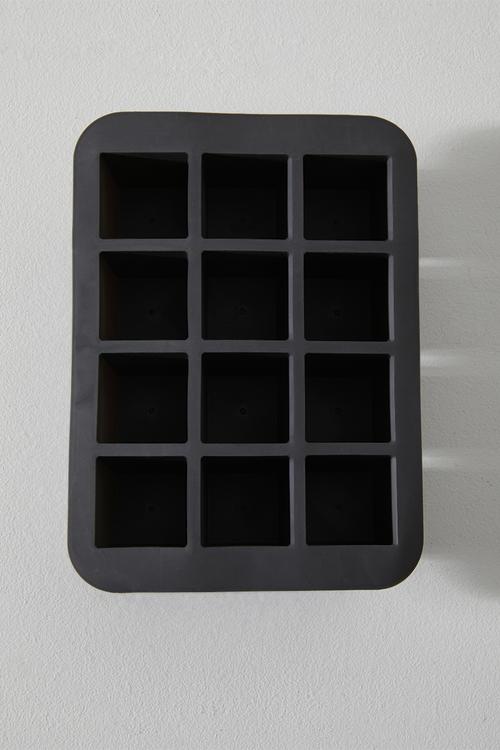Log ice cube tray for 12 - Black