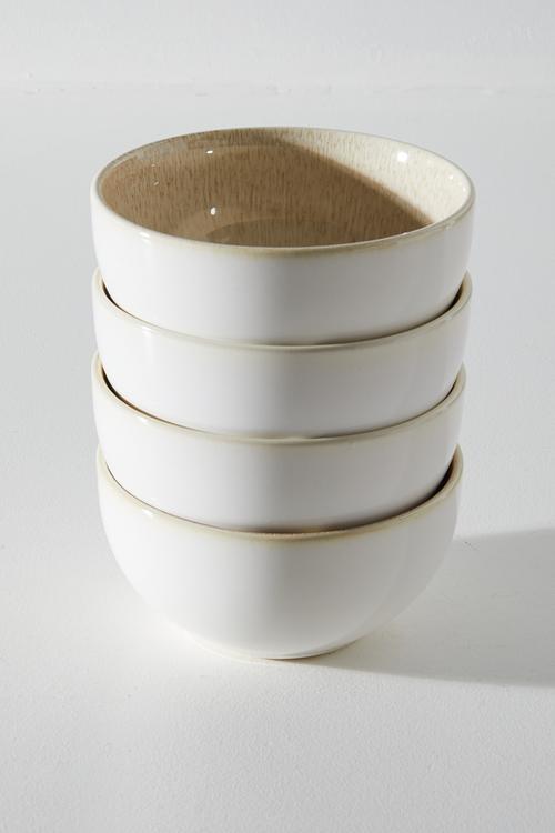 Saki bowl set of 4 - Natural