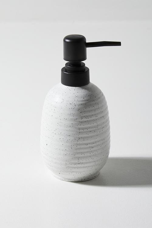 Lunar Stoneware dispenser - White