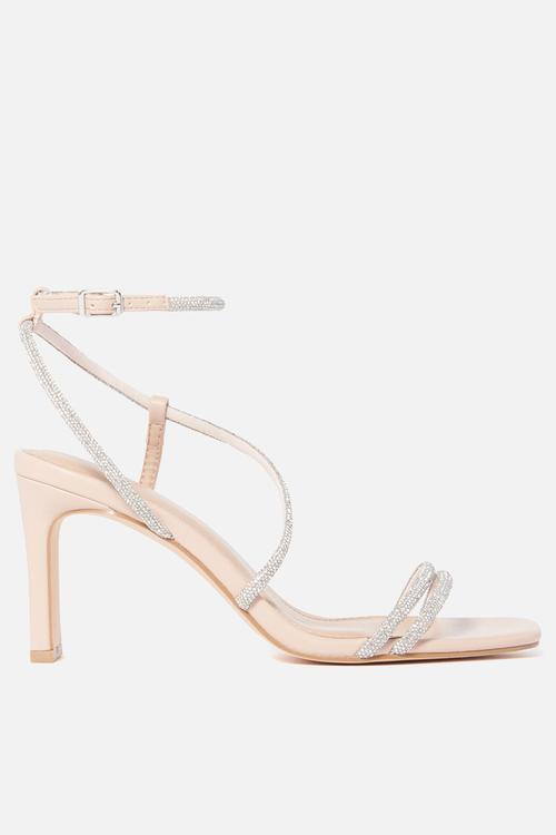Mila diamante heel in neutral