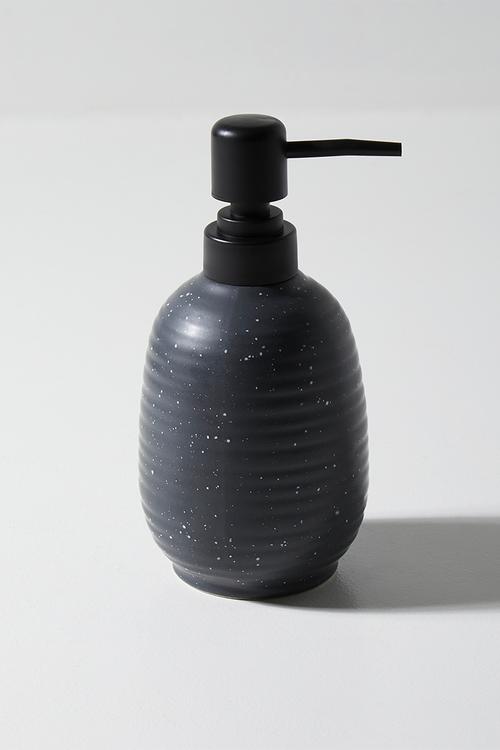 Lunar Stoneware dispenser- Ebony