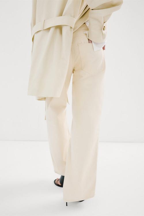 Jeans niki - light pastel yellow