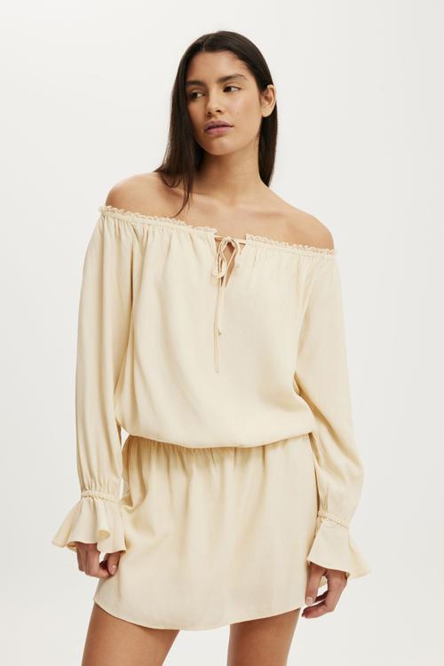 Keira Dress - Honey Cream
