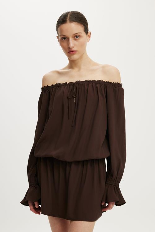 Keira Dress - Dark Oak