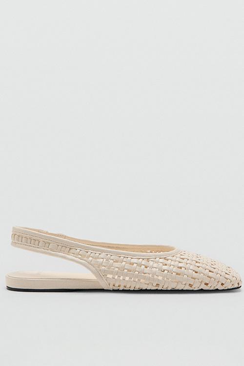 Lus slingback - white