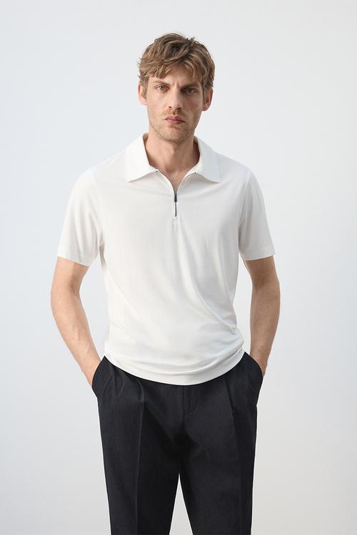 Poloshirt Carlez - Whiite