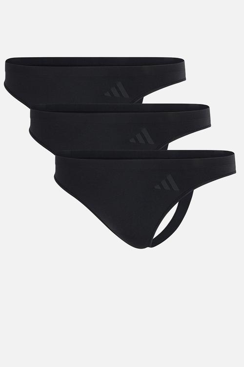 Panties active seamless 3 pack - thong - black