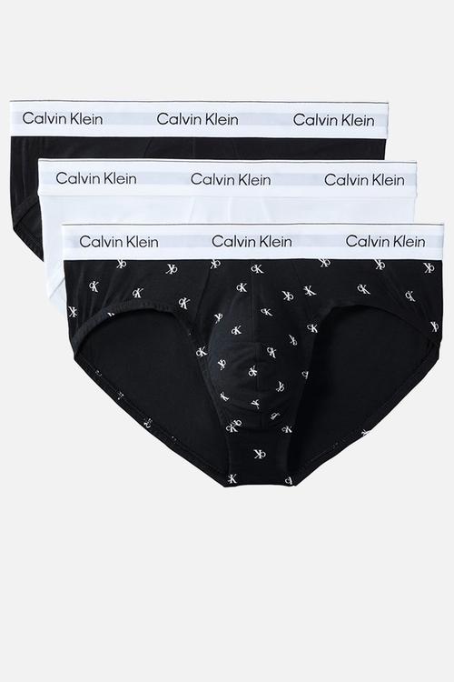 HIP BRIEF 3PK - BLACK/DIAMOND LOGO BLACK/CLASSIC WHITE