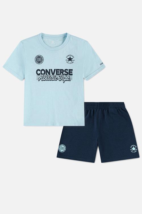 Cnvb Multi Hit Gfx Short Set -Converse Navy
