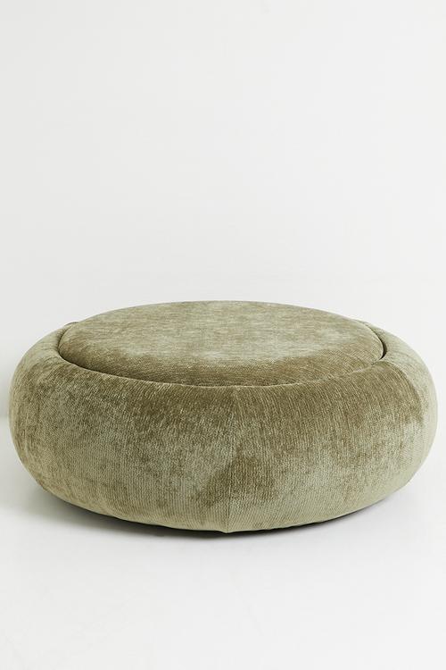 Quatro Coffee Table & Storage Ottoman - Olive