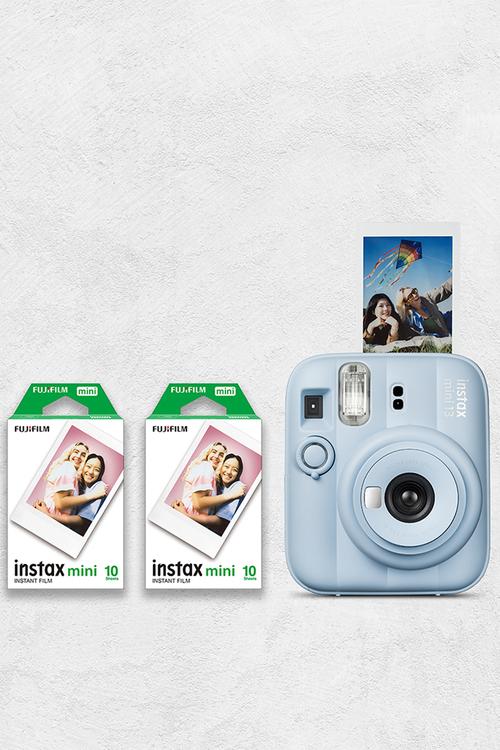 Instax mini 13 - frost blue combo 1 (cam + 2 films)