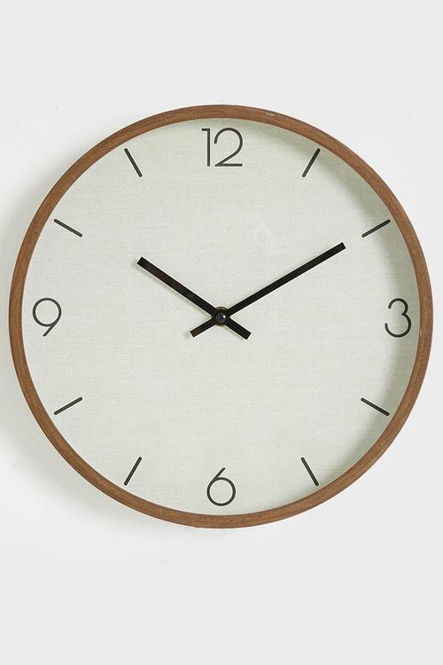 Cosmo wall clock - White & Natural