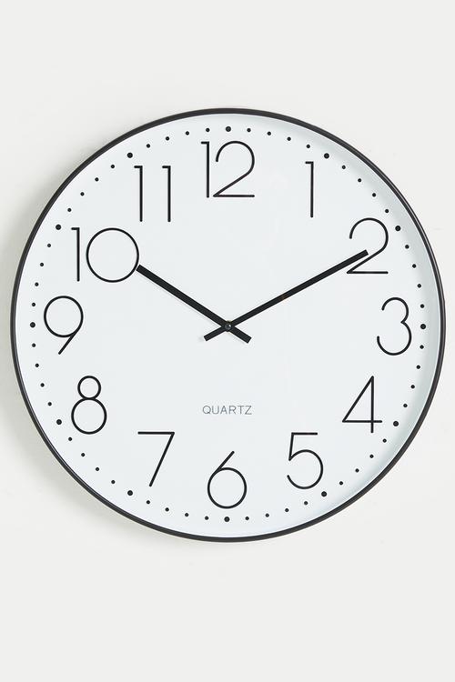 Wale wall clock - Black & White 