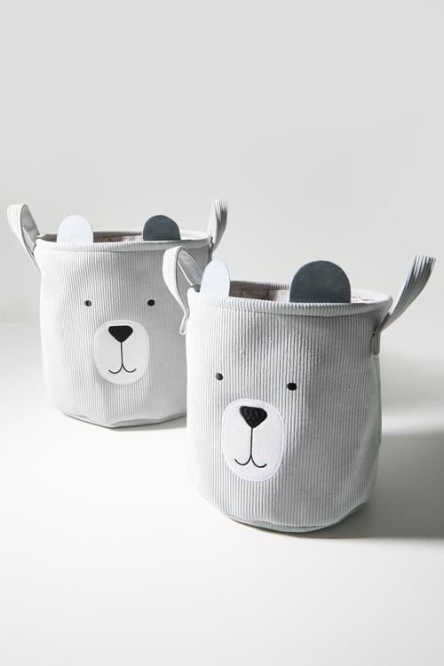 Koala storage set of 2 - Grey