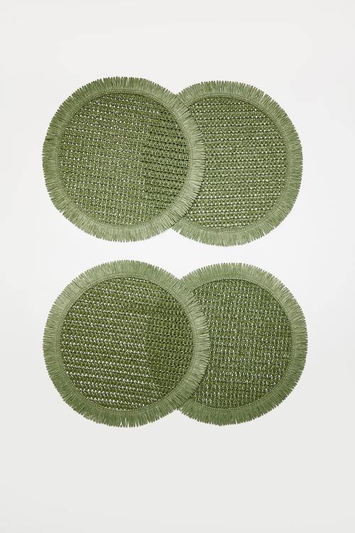 Frilo placemat set of 4 - Olive