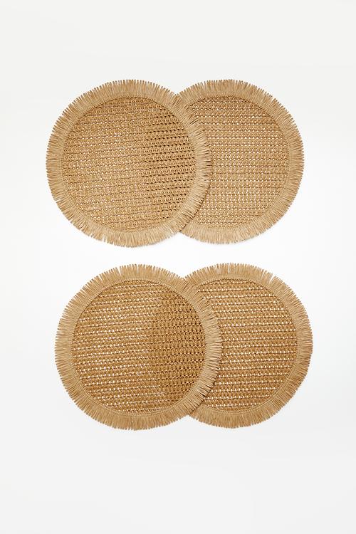 Frilo placemat set of 4 - Tobacco