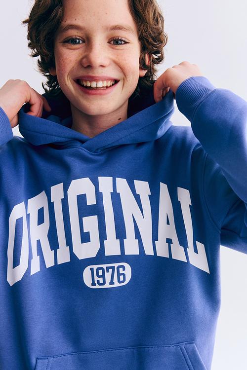 Hoodie - blue/original