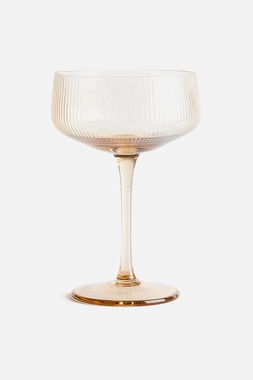 Fluted coupe - beige