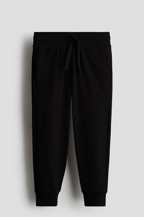 Jersey joggers - black