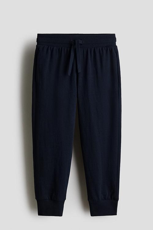 Jersey joggers - navy blue