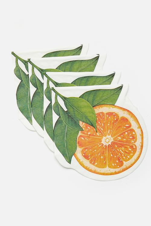 Orange napkins set of 12 - Orange